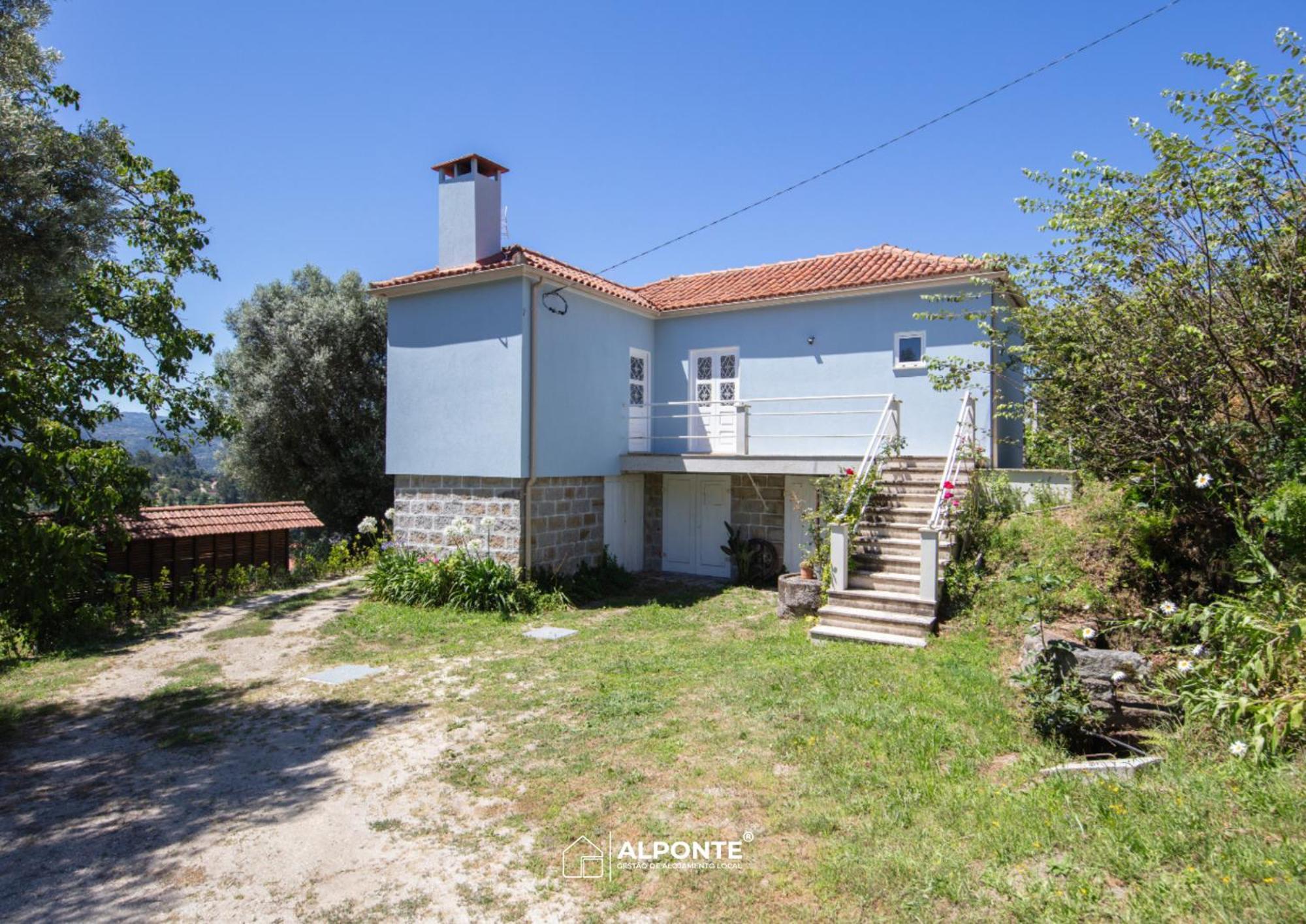 Quinta Da Costeira - Casa Azul Do Limoal By Alponte Villa Arcos de Valdevez Dış mekan fotoğraf